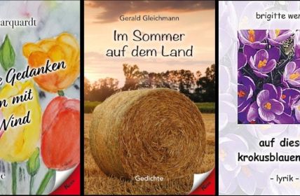 Vier Gedichtbände von Verlag Kern beleben Frühlingsstimmungen durch (Foto: Verlag Kern)